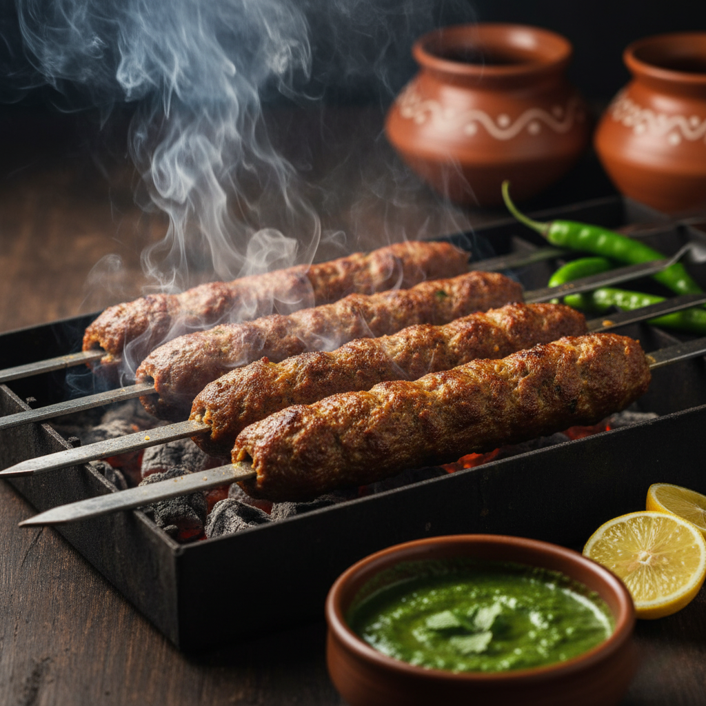 Juicy Seekh Kebabs
